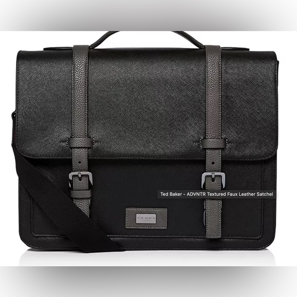 Ted Baker ADVNTR Textured Faux Leather Satchel